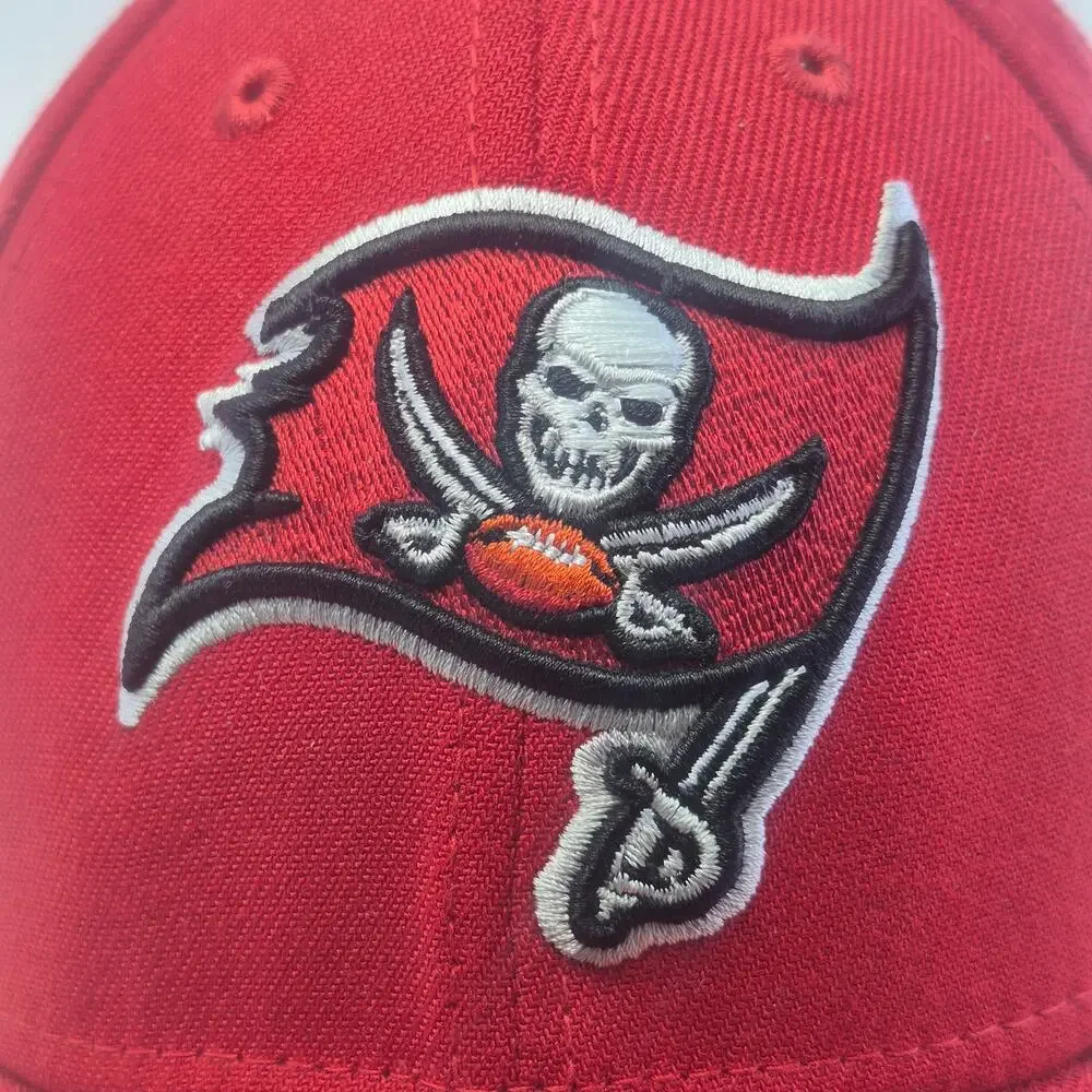 NXT ERA NFL Tampa Bay Buccaneers Red Fitted Hat Size Youth/Child
